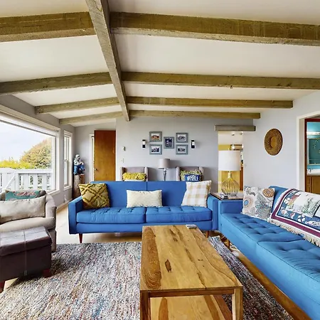 Seadrifter Oceanfront Beach House Seal Rock Exterior photo