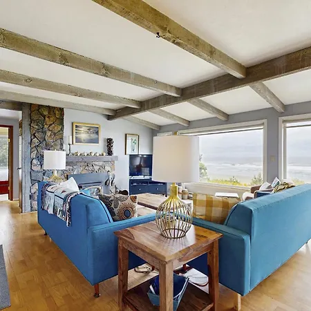 Seadrifter Oceanfront Beach House Seal Rock Exterior photo